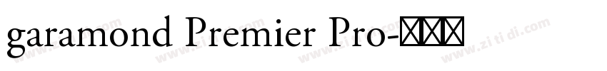 garamond Premier Pro字体转换